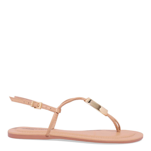 Rasteirinha Santa Lolla Nude Tiras Finas Fivela