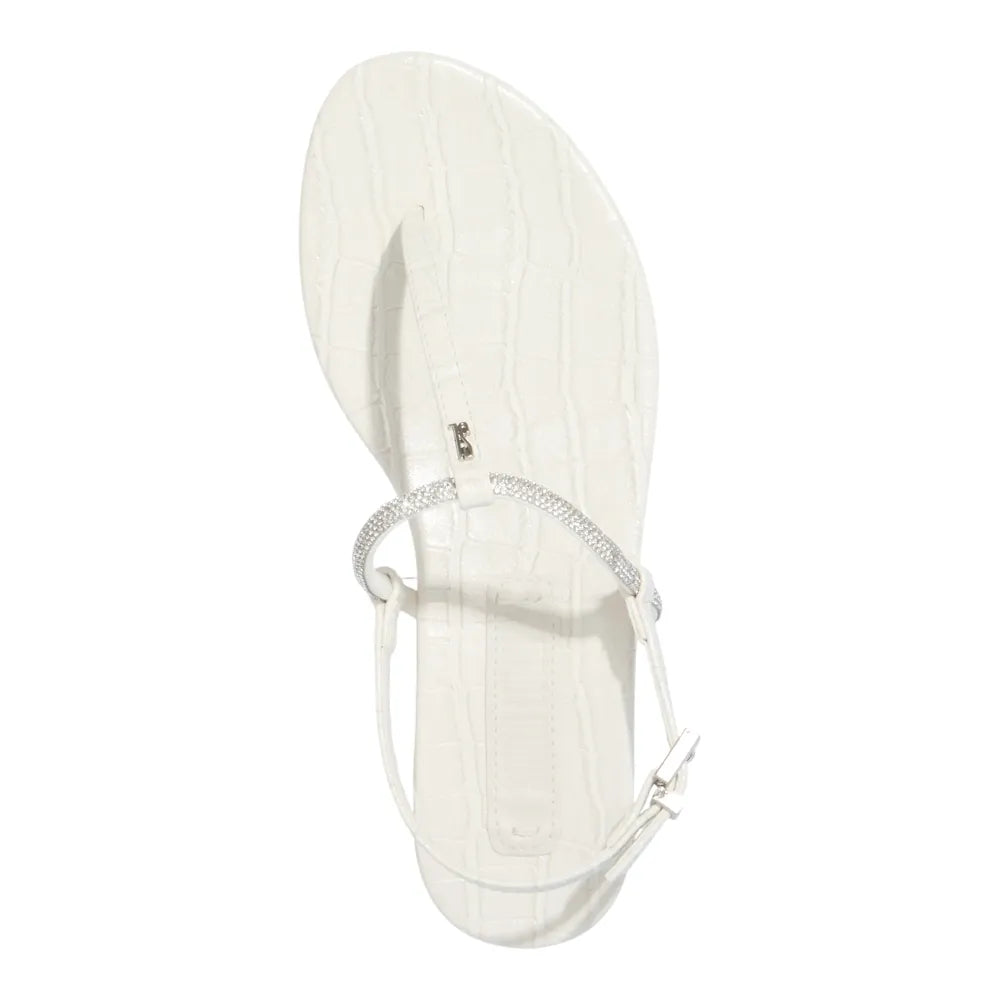 Rasteirinha Santa Lolla Off White Brilho