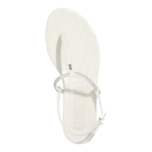 Rasteirinha Santa Lolla Off White Brilho