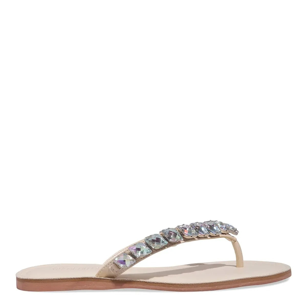 Rasteirinha Santa Lolla Off White Pedraria 