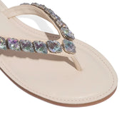 Rasteirinha Santa Lolla Off White Pedraria 