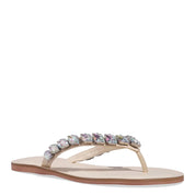 Rasteirinha Santa Lolla Off White Pedraria 