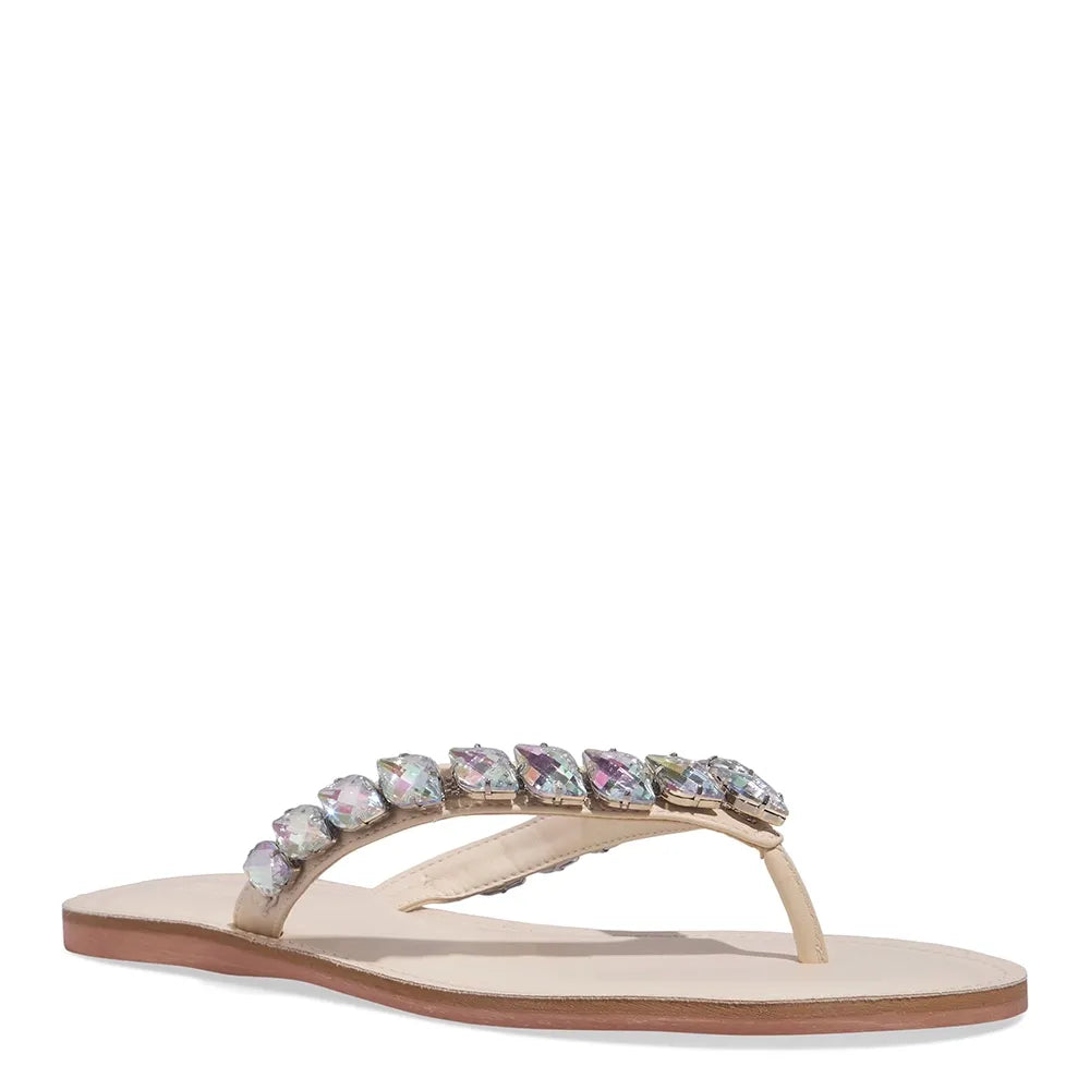 Rasteirinha Santa Lolla Off White Pedraria 