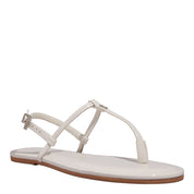 Rasteirinha Santa Lolla Off White Verniz