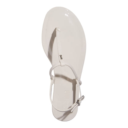 Rasteirinha Santa Lolla Off White Verniz