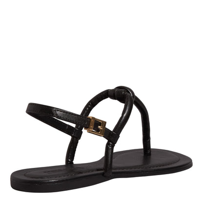 Rasteirinha Santa Lolla Preto Nó 