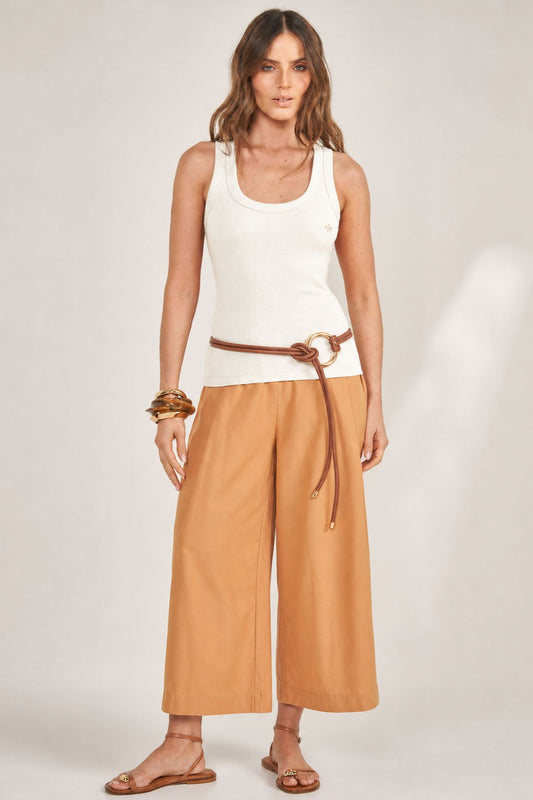 Regata Colcci Off White Canelada Aplique Dourado
