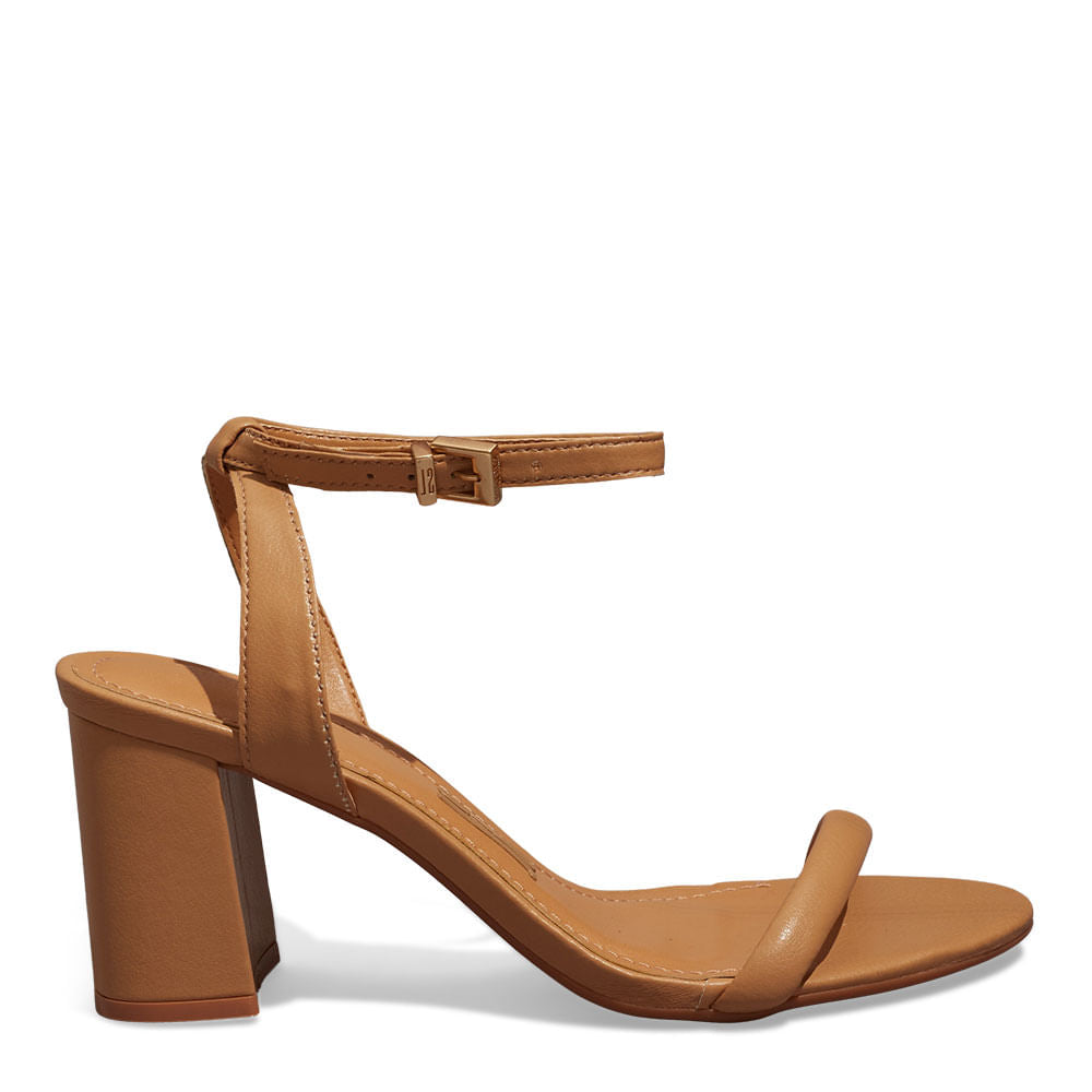 Sandália Caramelo Santa Lolla Salto Bloco - Main Image