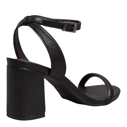 Sandália Preta Santa Lolla Salto Bloco