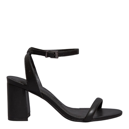 Sandália Preta Santa Lolla Salto Bloco