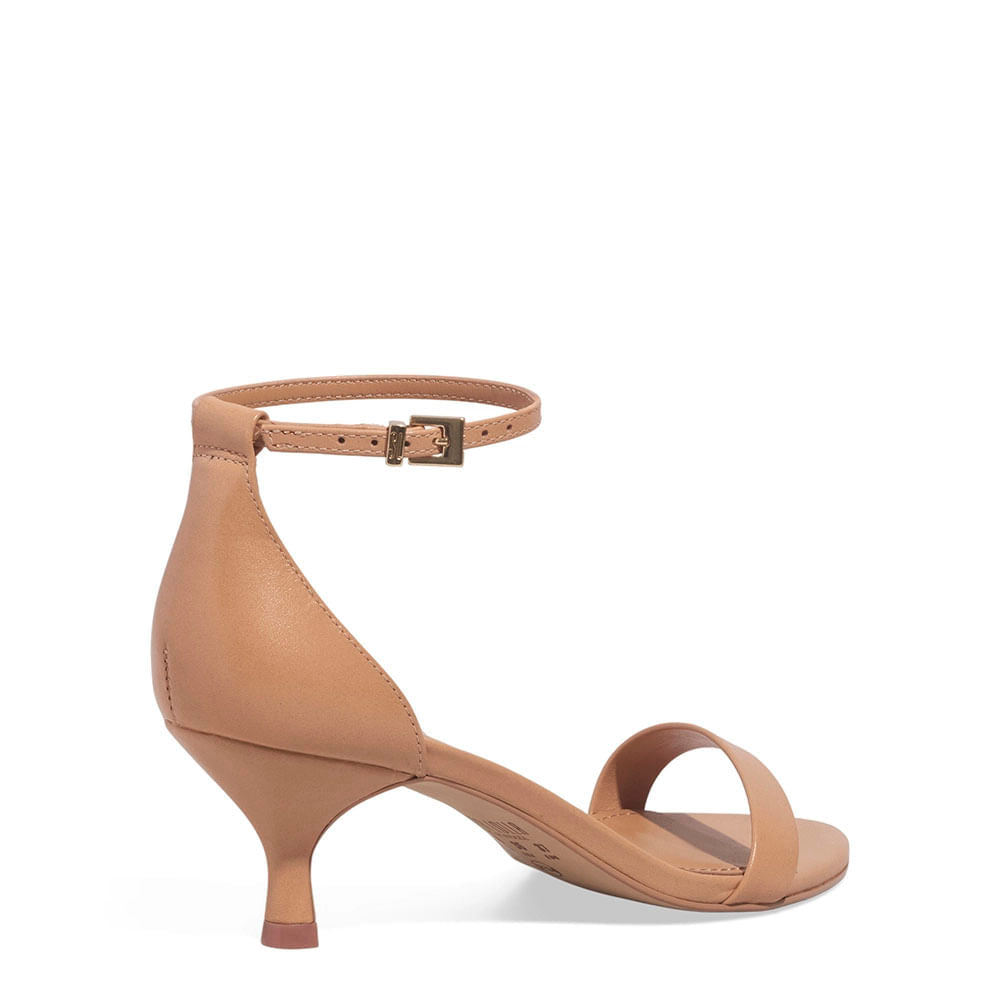 Sandália Santa Lolla Caramelo Salto Fino Médio