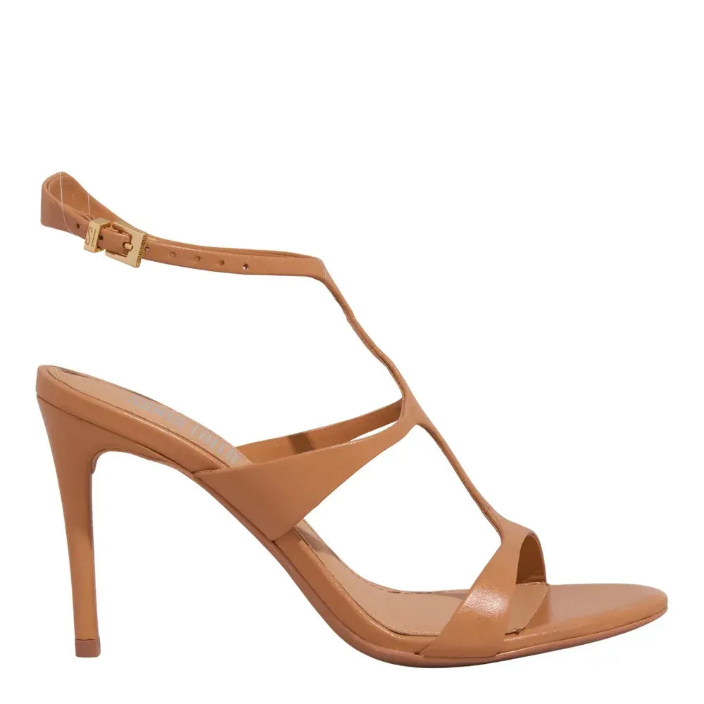 Sandália Santa Lolla Caramelo Salto Fino Tiras