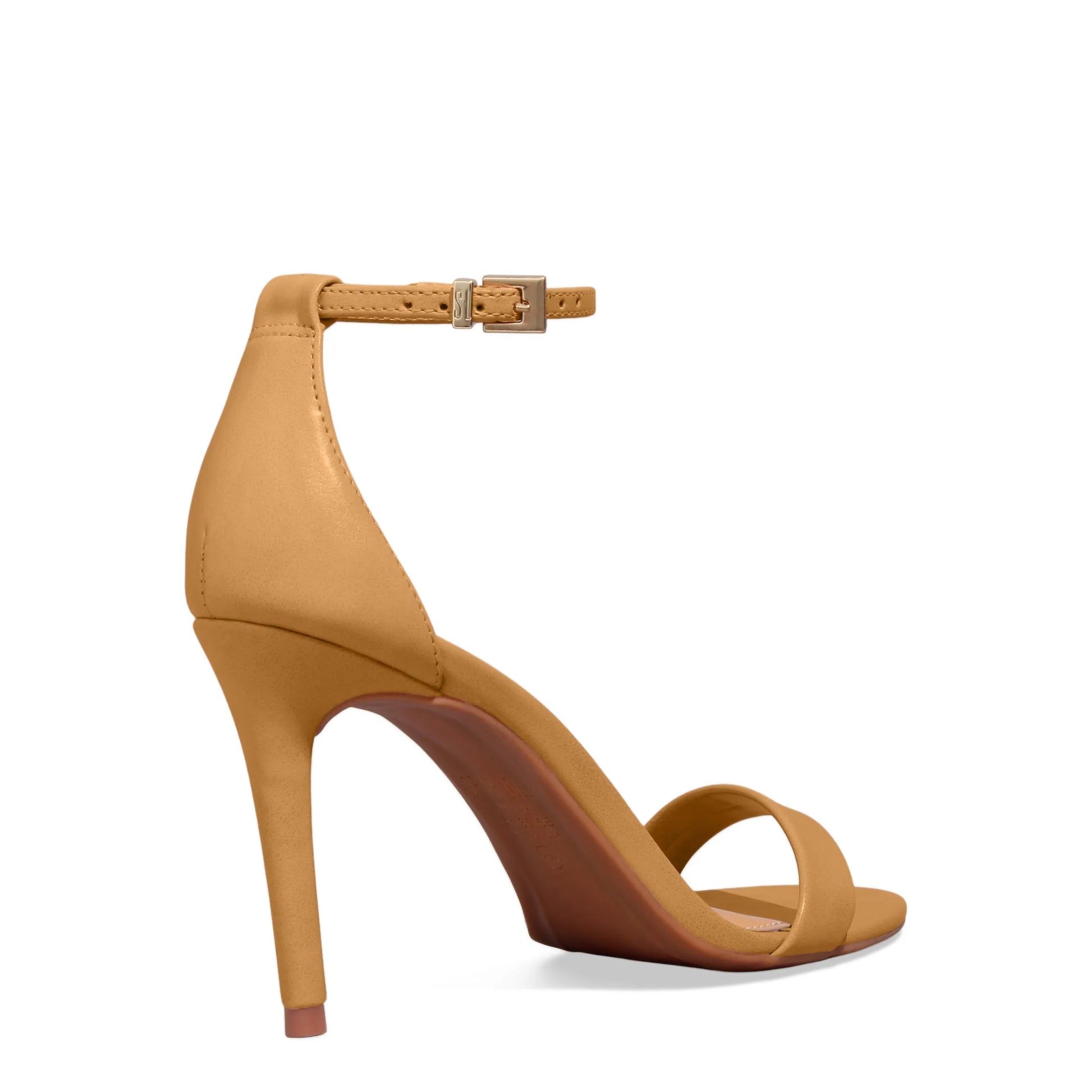 Sandália Santa Lolla Caramelo Verniz Salto Fino