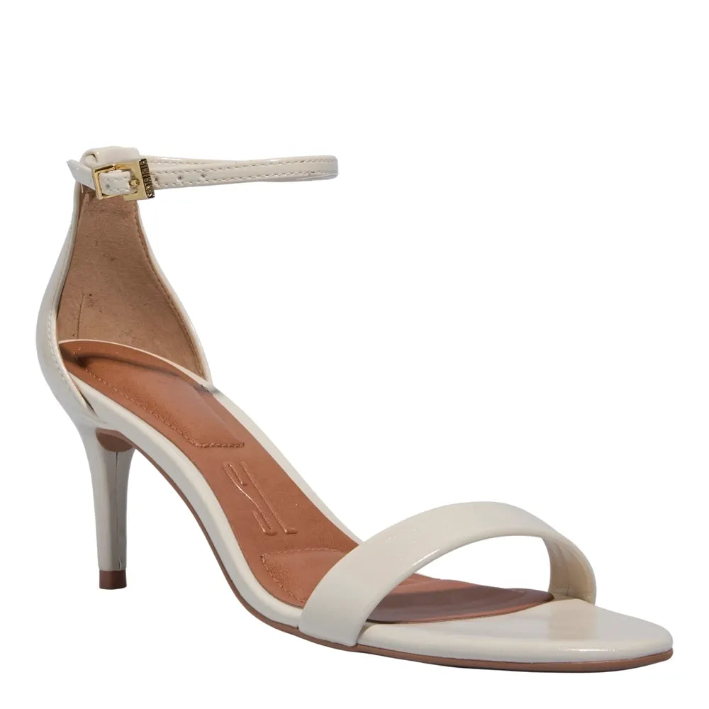 Sandália Santa Lolla Creme Salto Fino