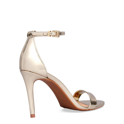 Sandália Santa Lolla Dourada Specchio Salto Fino