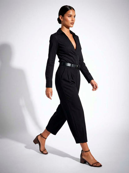 Sandália Santa Lolla Marrom Salto Bloco Tiras