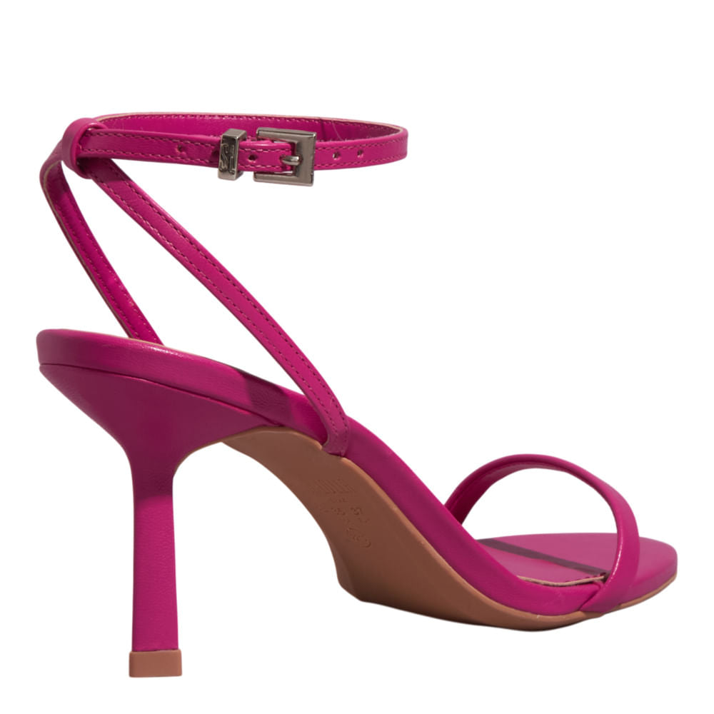 Sandália Santa Lolla Pink Salto Alto Fino