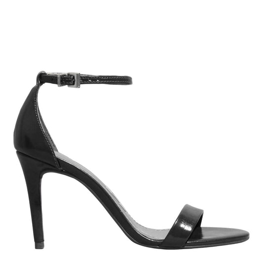 Sandália Santa Lolla Preta Salto Alto Fino