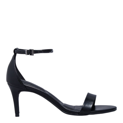 Sandália Santa Lolla Preta Salto Fino