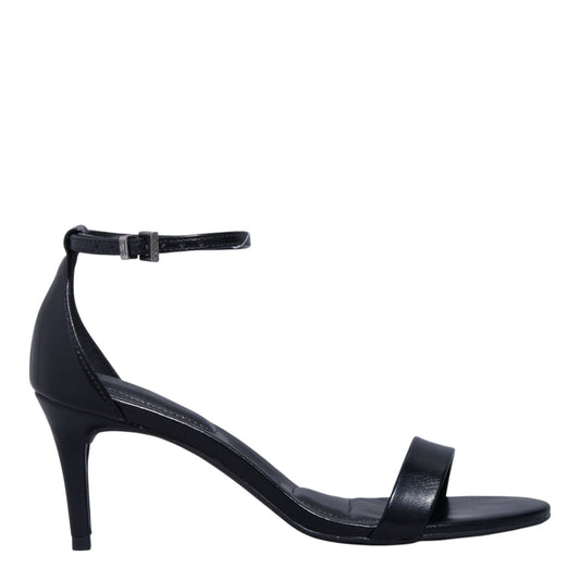 Sandália Santa Lolla Preta Salto Fino