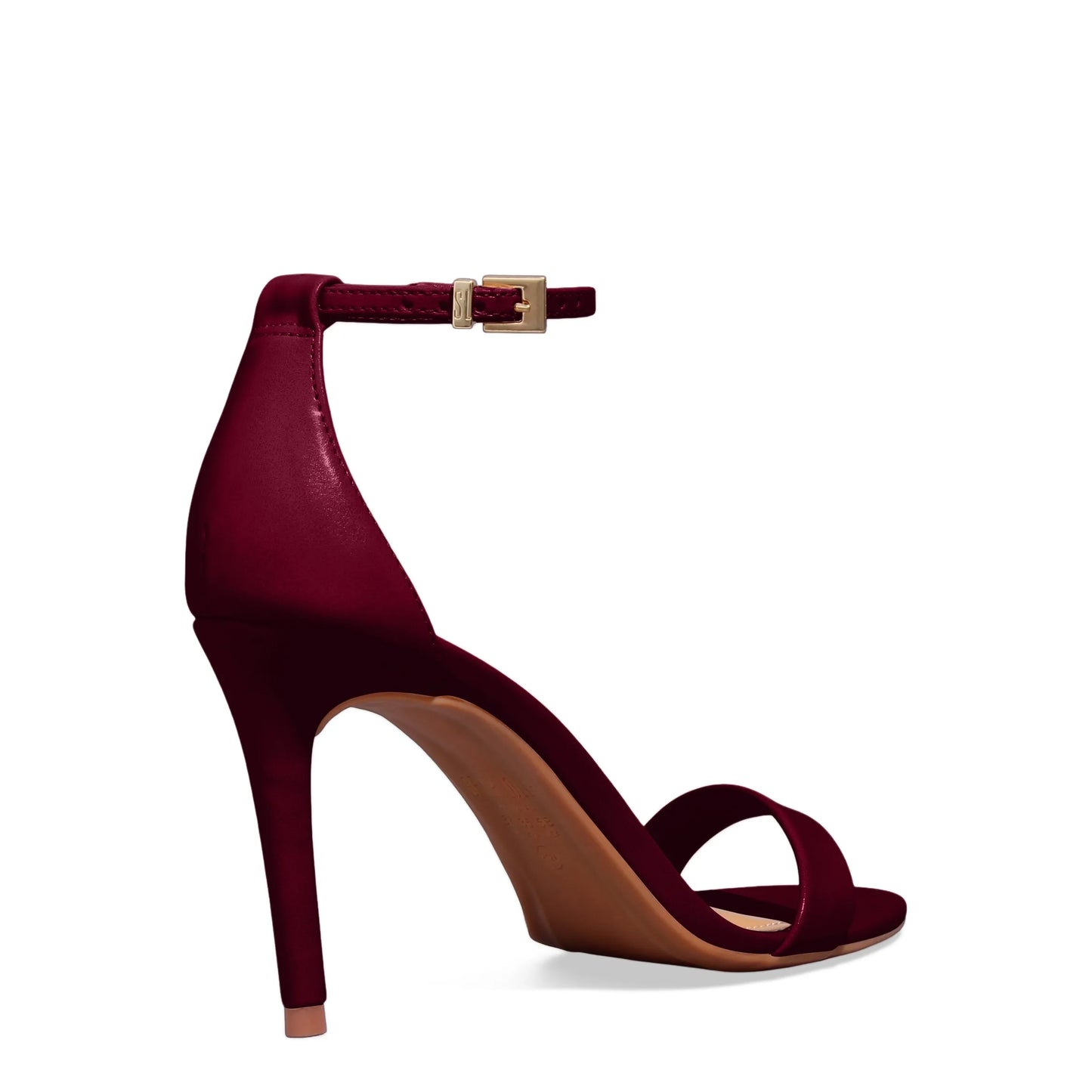 Sandália Santa Lolla Vinho Verniz Salto Fino