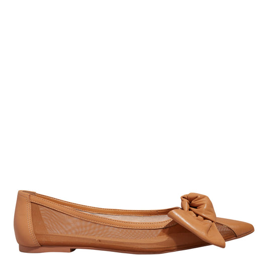 Sapatilha Santa Lolla Caramelo Bico Fino Nó