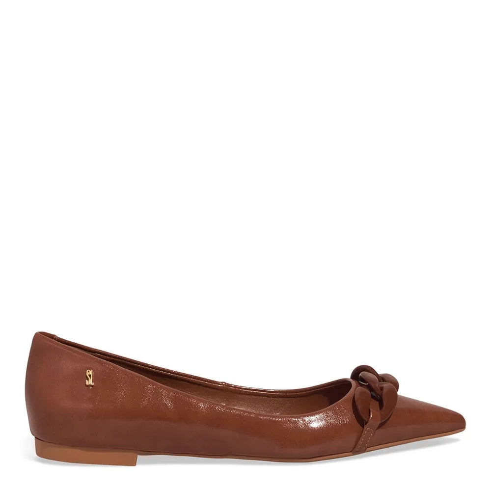 Sapatilha Santa Lolla Caramelo Corrente Brilhosa