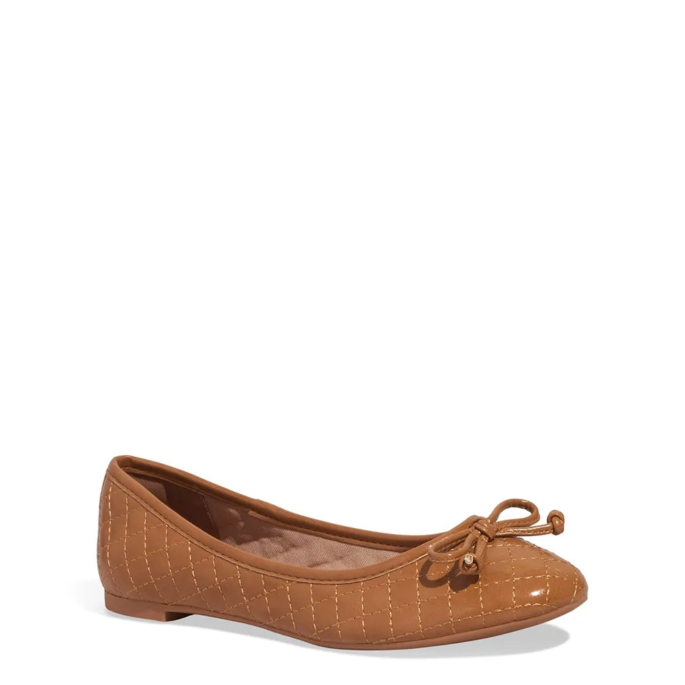 Sapatilha Santa Lolla Caramelo Matelassê Laço