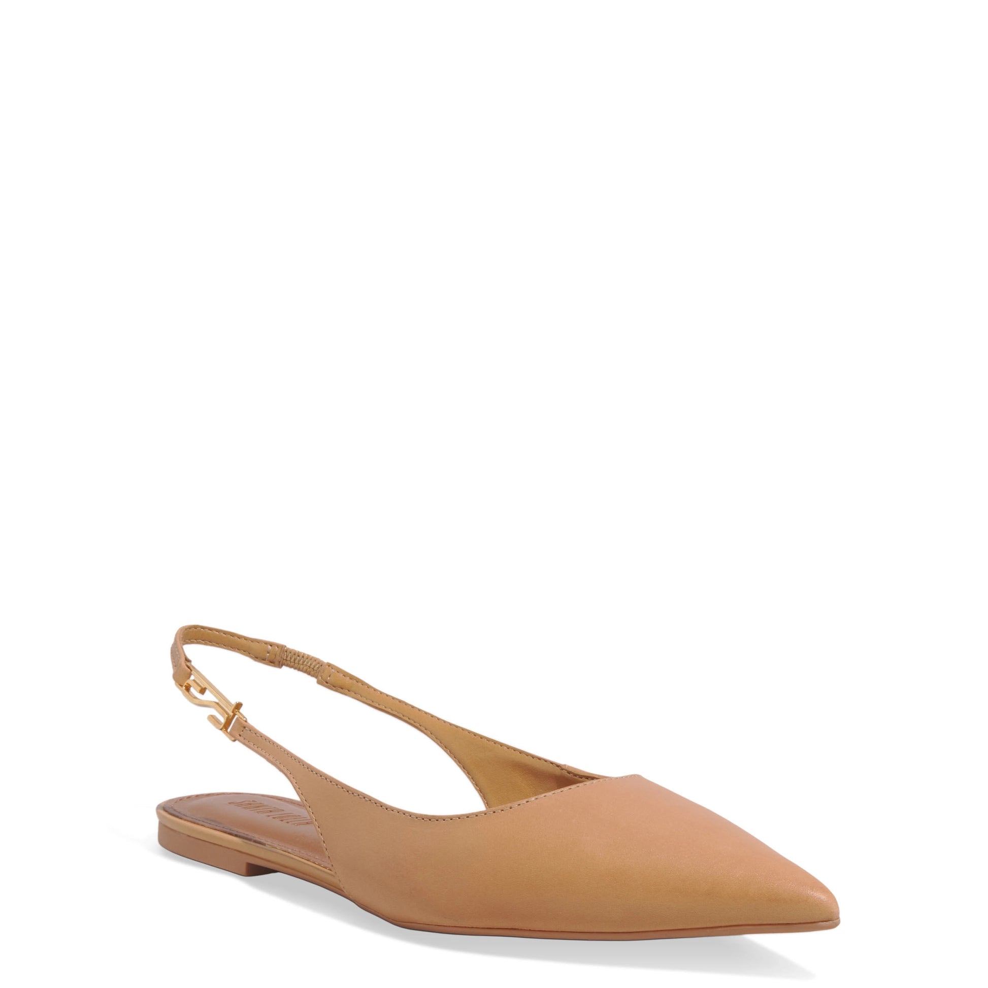 Sapatilha Santa Lolla Caramelo Slingback Couro