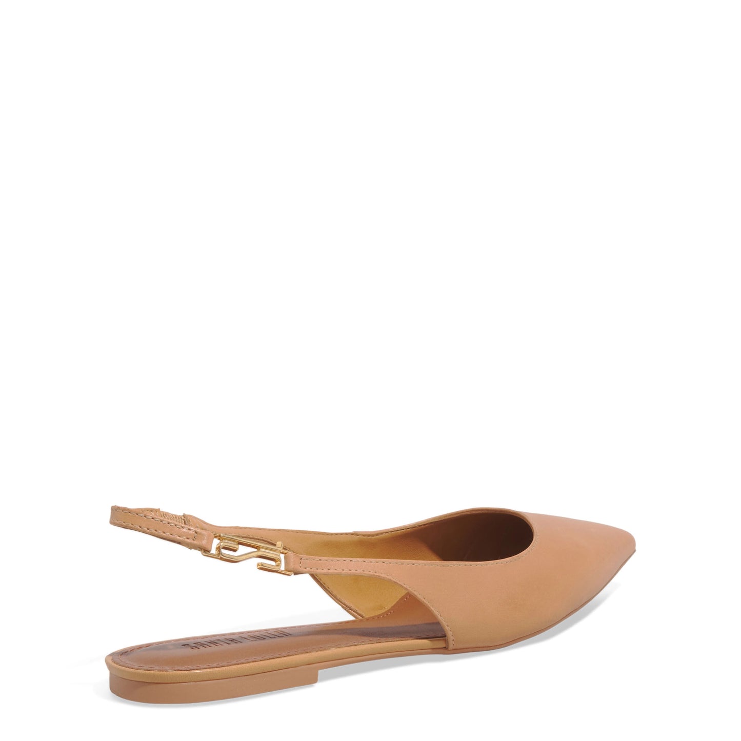 Sapatilha Santa Lolla Caramelo Slingback Couro