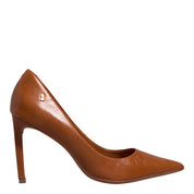 Scarpin Santa Lolla Caramelo Couro Salto Alto