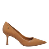 Scarpin Santa Lolla Caramelo Couro Salto Fino