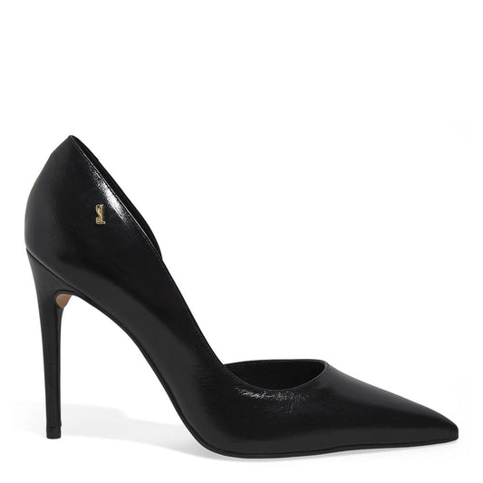 Scarpin Santa Lolla Preto Salto Alto Fino