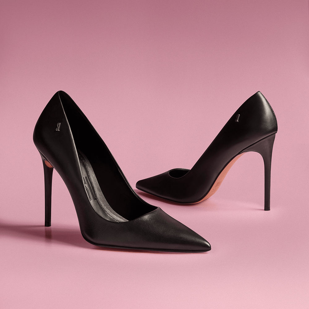 Scarpin Santa Lolla Preto Salto Fino SL