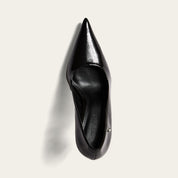 Scarpin Santa Lolla Preto Verniz Salto Fino