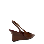 Scarpin Santa Lolla Terracota Slingback Anabela