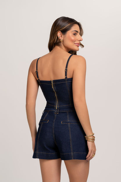 Short Jeans Bolso Faca Frysaide 