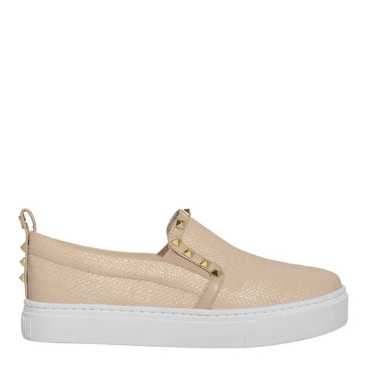 Slip On Santa Lolla Nude Tamado Spikes Sola Baixa