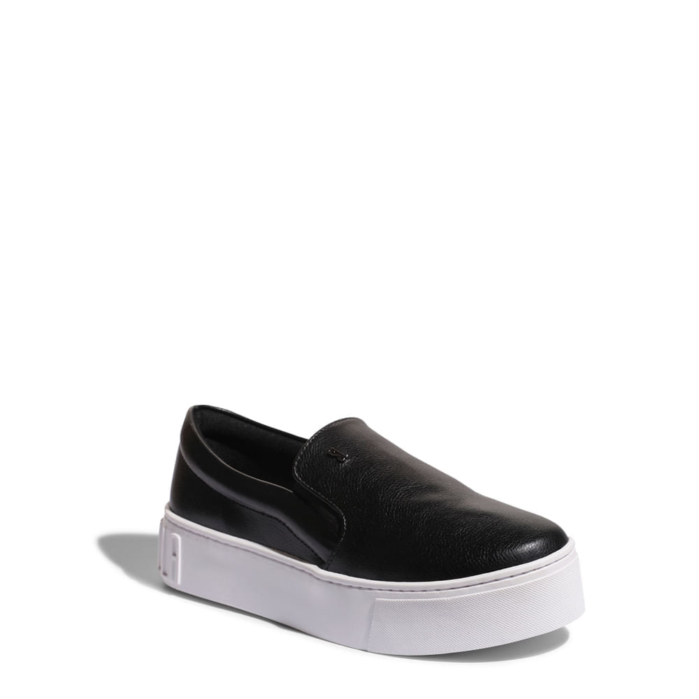 Slip On Santa Lolla Preto Sola Alta
