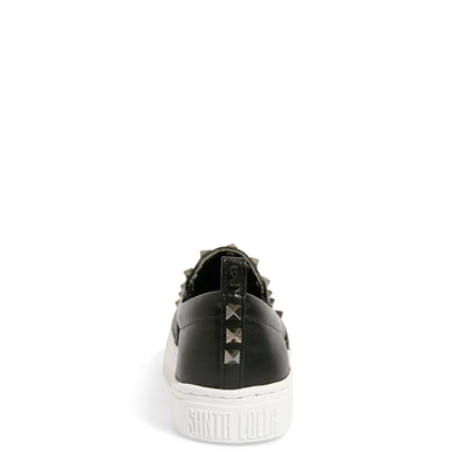 Slip On Santa Lolla Preto Spikes Sola Alta