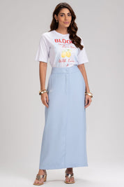T-Shirt Frysaide Branca Estampa Bloom Limões