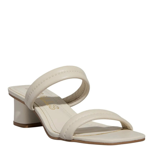 Tamanco Degalls Off White Couro Salto Bloco