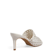 Tamanco Degalls Off White Vazado Salto Fino