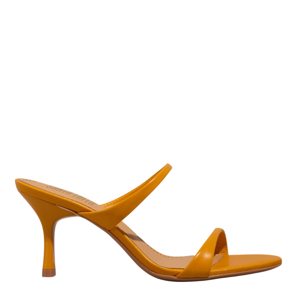 Tamanco Santa Lolla Mostarda Salto Fino