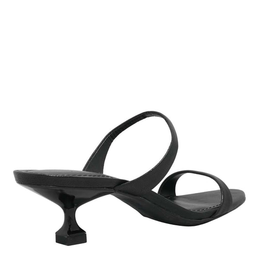 Tamanco Santa Lolla Preto Tiras Salto Baixo