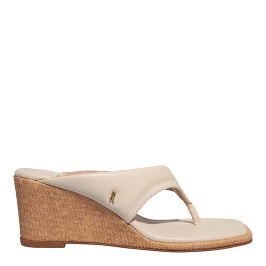 Tamanco Santa Lolla Puffer Off White Anabela