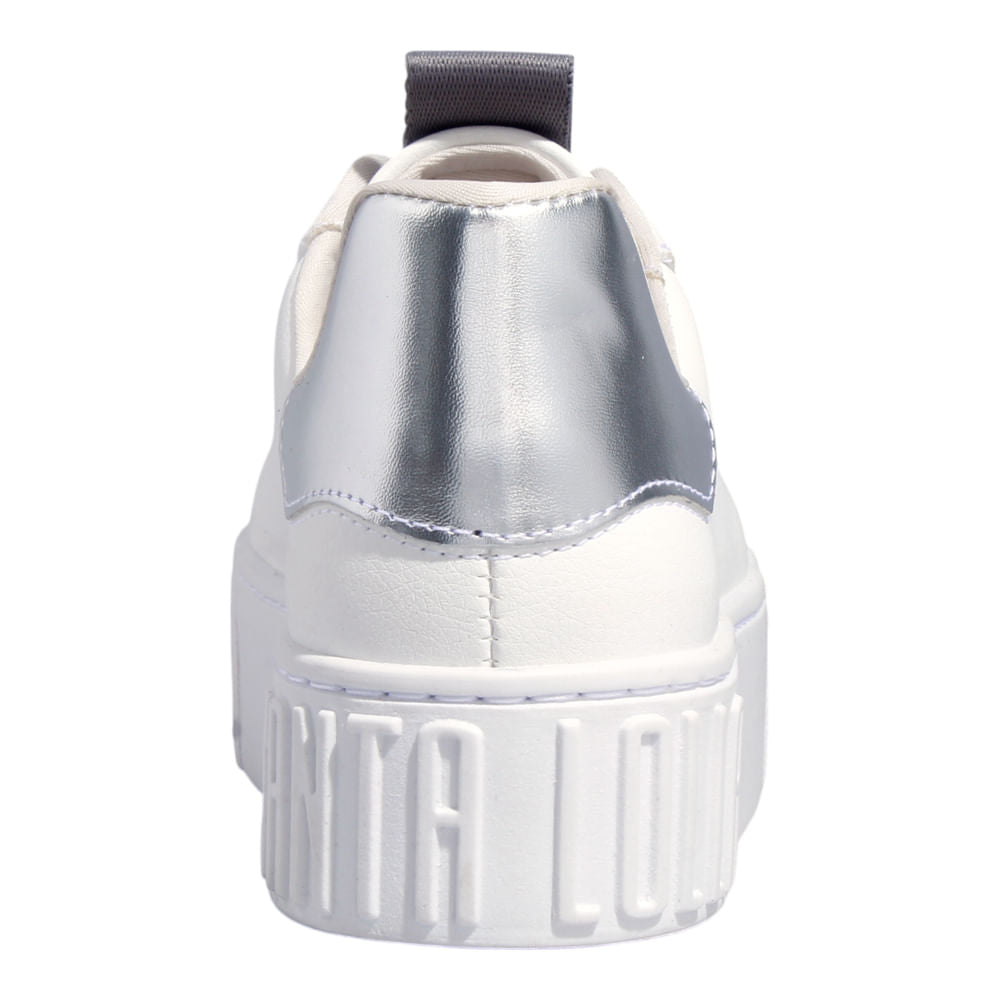 Tênis Branco Santa Lolla Lux Sola Alta 