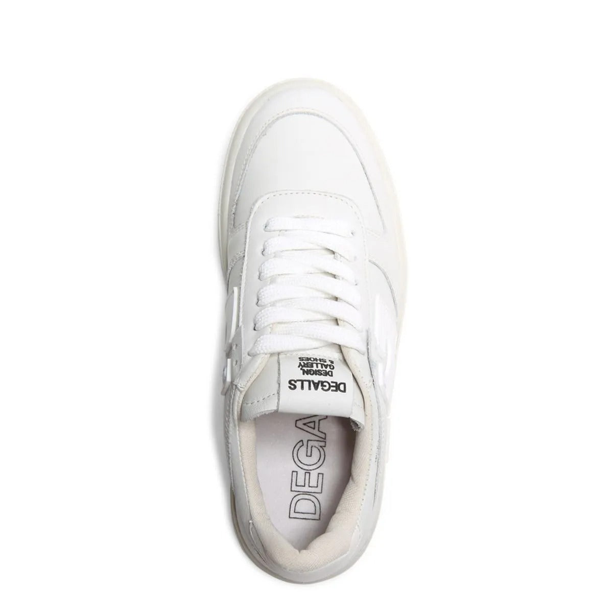 Tênis Degalls Off White Seta Couro