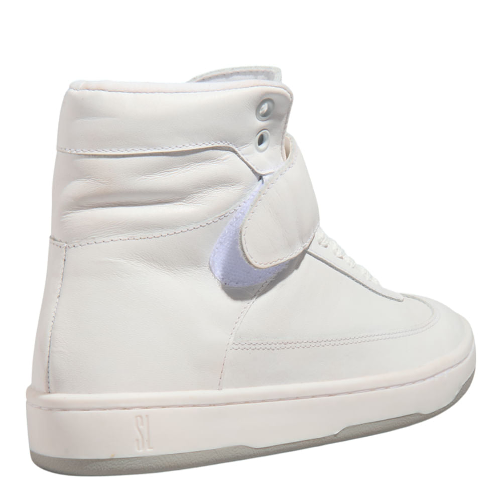 Tênis Santa Lolla Branco Cano Alto Velcro