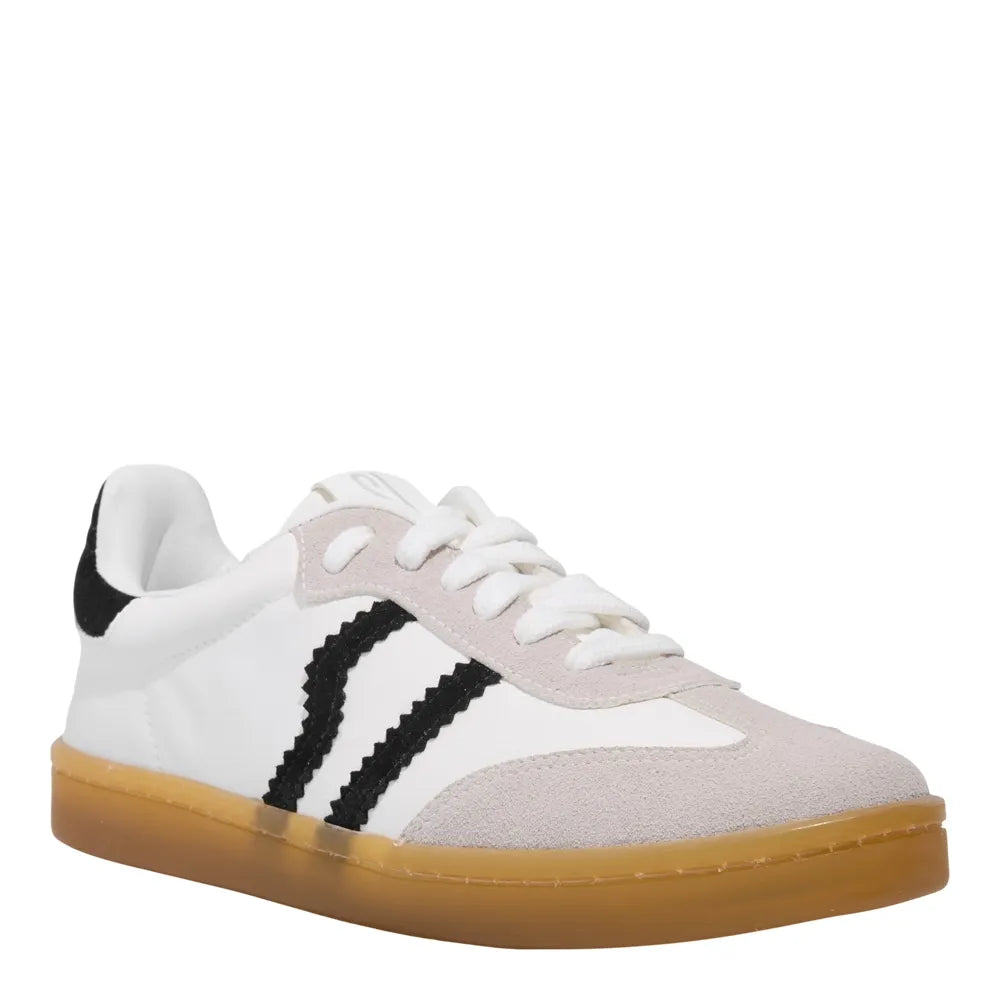 Tênis Santa Lolla Branco Couro E Camurça Sola Caramelo